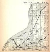 Fon Du Lac Township, Peoria Lake, Illinois River, East Peoria, Farmdale, Tazewell County 1930c